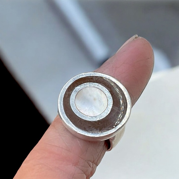 🌺 Soul Flower Sterling Silver Inlay Ring - Picture 4 of 12